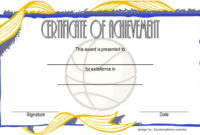 Basketball Achievement Certificate Template 5 | Paddle Certificate regarding Best Basketball Tournament Certificate Template