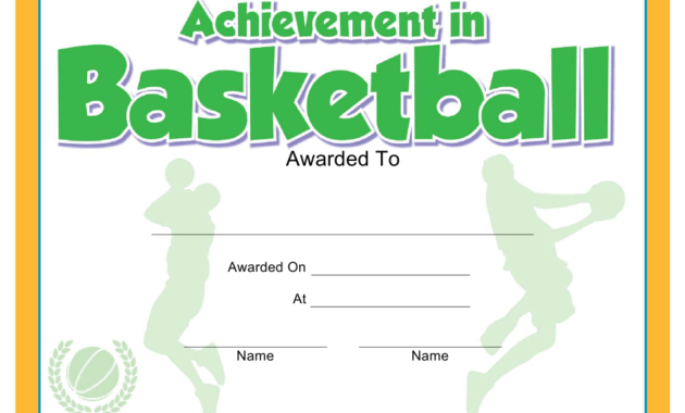 Basketball Achievement Certificate Template Download Printable Pdf regarding Professional Netball Achievement Certificate Editable Templates