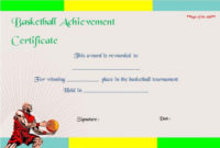 Basketball Certificates Free regarding Download 10 Basketball Mvp Certificate Editable Templates