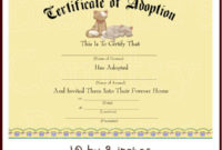 Best 25+ Adoption Certificate Ideas On Pinterest | Paw Patrol Stuffed with Cat Adoption Certificate Templates