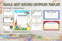 Best Dressed Certificate Templates – Free 9+ Best Ideas within Amazing Best Dressed Certificate