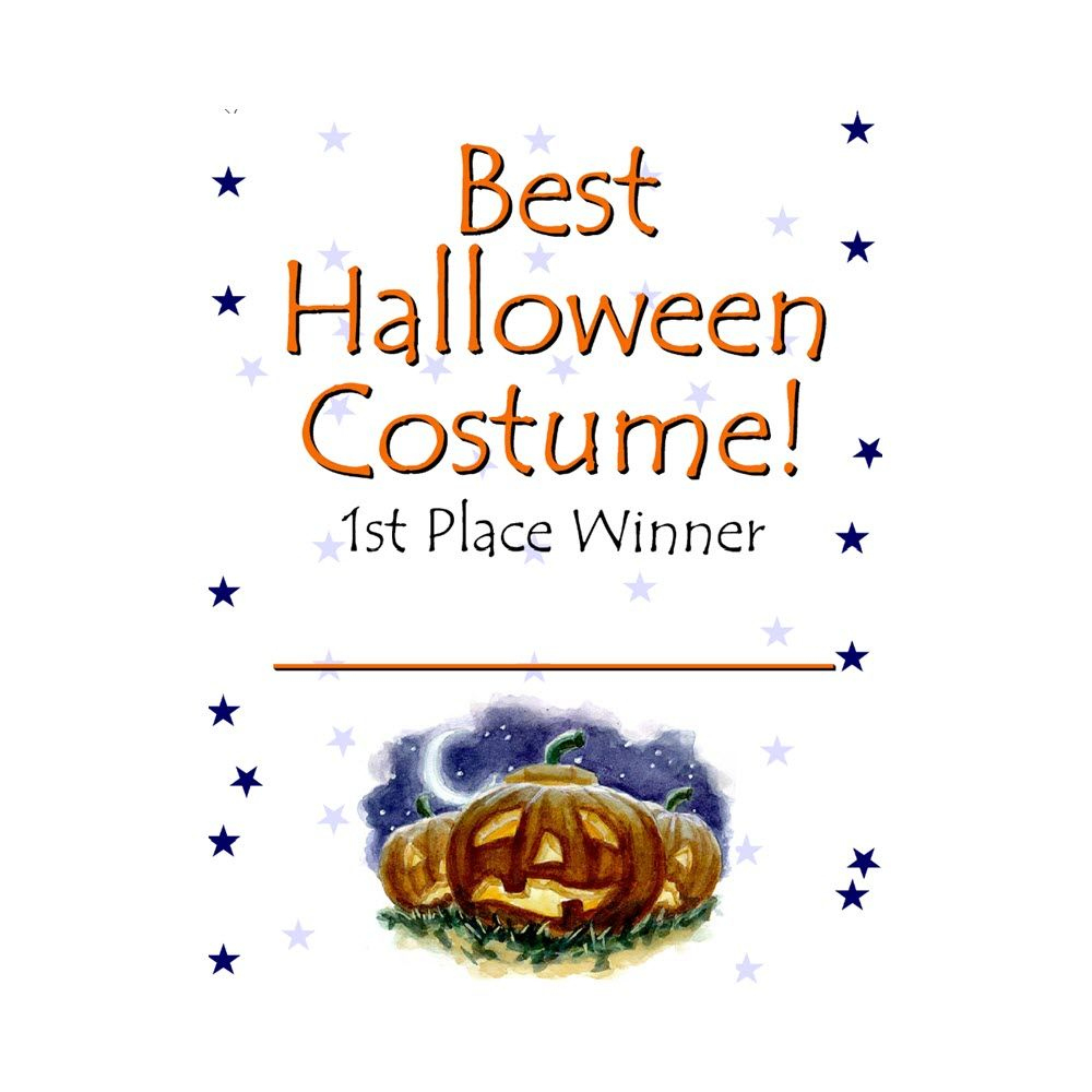 Best Halloween Costume Certificate Award For Halloween Costume pertaining to Halloween Costume Certificate