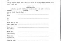Birth Certificate Form In Hindi Pdf Up | Certificate Border with Blank Death Certificate Template 7 Documents