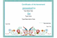 Blank Certificate Of Achievement Template (3 Within Science Achi… In pertaining to Science Achievement Award Certificate Templates