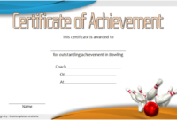 Bowling Certificate Of Achievement Free Printable 3 Pertaining To Best for Bowling Certificate Template  8 Frenzy Designs