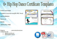 Bravery Award Certificate Templates [10+ Funny Designs Free Download] inside Fresh Hip Hop Dance Certificate Templates