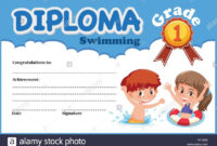 Browse Our Example Of Swimming Certificate Template | Certificate intended for Best Swimming Achievement Certificate  Printable