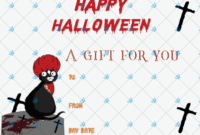 Cat Themed Halloween Gift Certificate – Word Layouts | Halloween Gifts pertaining to Halloween Gift Certificate Template