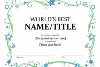 Certificate Award Template - Certificates Templates Free with regard to Free Diploma Certificate Template  Download 7 Ideas