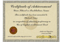 Certificate Of Achievement School College Award Poster | Zazzle with 10 Science Fair Winner Certificate Template Ideas