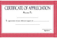 Certificate Of Appreciation Template Word [10+ Best Ideas] for Retirement Certificate Templates For Word