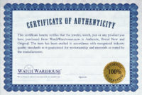 Certificate Of Authenticity Needed With Limited Edition Photographs in Certificate Of Authenticity Templates