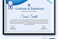 Certificate Of Authenticity Template: What Information To Include? intended for Certificate Of Authenticity Templates