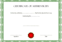 Certificate Of Authenticity Templates Free [10+ Limited Editions] in Awesome Download Ownership Certificate Templates Editable