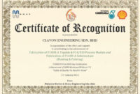 Certificate Of Recognition Word Template 5 - Best Templates Ideas For in Employee Certificate Template  10 Best Designs