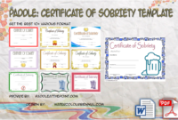 Certificate Of Sobriety Template Free – 10+ Newest Designs regarding Simple Certificate Of Sobriety Template