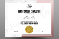 Certificate Template, Instant Download, Certificate Of Completion intended for Certificate Of Completion Templates Editable
