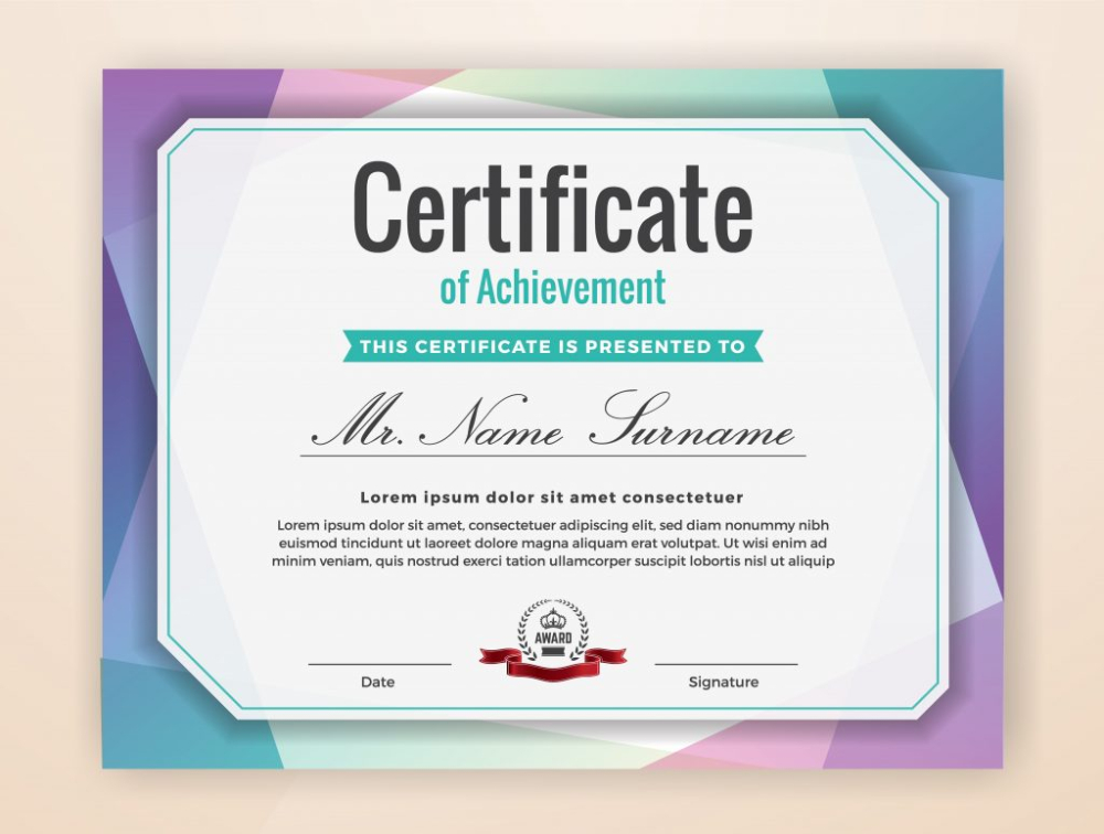 Certificate Template Powerpoint Share Christmas Gift Award Brochure intended for Merit Certificate Templates  10 Award Ideas