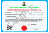 Check Driving School Certificate Genuineness – A1 Driving School, Lagos inside Academic Certificate