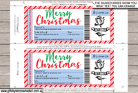Christmas Tattoo Gift Certificate Template | Diy Printable Gift Voucher in Fascinating Tattoo Gift Certificate Template Coolest Designs