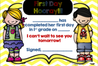 Click Here For: First Day Of School Certificates Images - Frompo in Fantastic First Day Of School Certificate Templates