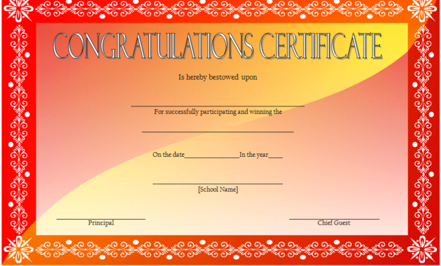 Congratulation Winner Certificate Template 2 throughout Baby Shower Game Winner Certificate Templates
