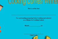 Cooking Competition Certificate Templates: The 7+ Best Ideas in Top Bake Off Certificate Templates