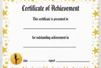 Dance Certificate Of Achievement – Stars Lyrical | Zazzle throughout Hip Hop Dance Certificate Templates