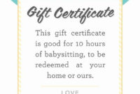 Date Night Invitation Template Luxury Babysitter Date Night Printable intended for New Babysitting Certificate Template