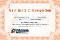 Design A Certificate Of Completion For Dog Training Business | Freelancer regarding Dog Obedience Certificate Template