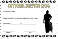 Dog Training Certificate Template [10+ Latest Designs Free] regarding Best Dog Training Certificate Template