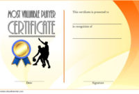 Download 10+ Basketball Mvp Certificate Editable Templates pertaining to Awesome Physical Education Certificate Template Editable