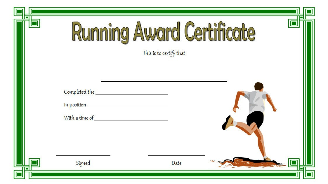 Download 10+ Running Certificate Templates Free in Running Certificate Templates