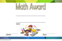 Download 7+ Math Award Certificate Templates Free with regard to Best Math Award Certificate Templates