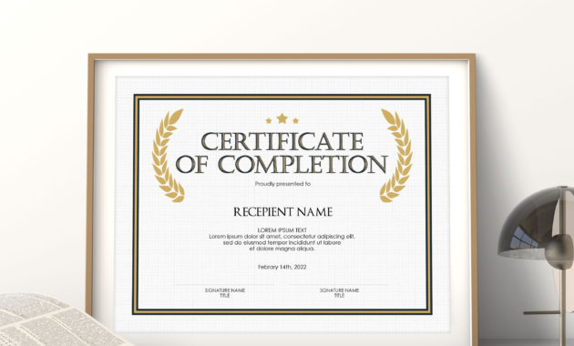 Editable Certificate Of Completion Mathematics Paper | Etsy | Editable in Certificate Of Completion Templates Editable