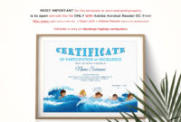 Editable Swimming Certificate Template Sports Certificate | Etsy for Professional Swimming Certificate Template