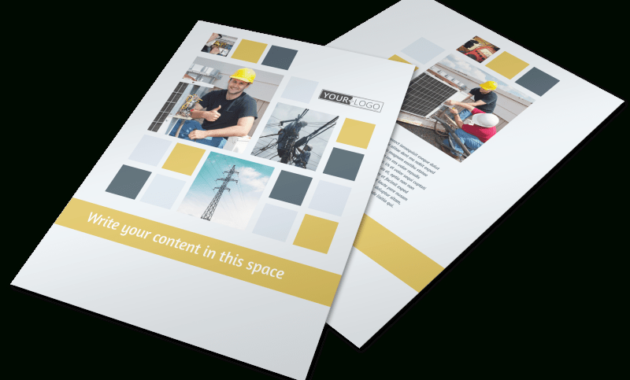 Electrical Service Flyer Template | Mycreativeshop within Amazing Most Likely To Certificate Template 9 Ideas