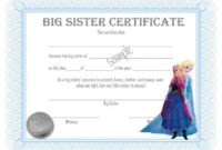 Elsa And Anna Big Frozen Inspired Sisternotestoselfdownloads | Free with regard to Fantastic Baby Shower Game Winner Certificate Templates
