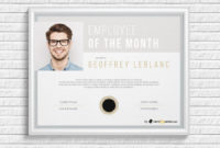 Employee Of The Month Award With Picture | Employee Recognition, Reward pertaining to Awesome Employee Of The Month Certificate Template Word