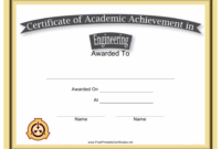 Engineering Academic Achievement Certificate Template Download throughout Fascinating Robotics Certificate Template