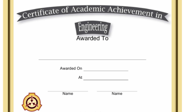 Engineering Academic Achievement Certificate Template Download throughout Fascinating Robotics Certificate Template