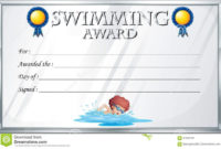 Explore Our Sample Of Swimming Certificate Template | Certificate inside Swimming Achievement Certificate  Printable