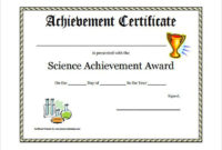 Free 52+ Printable Award Certificate Templates In Ai With Unique inside Science Achievement Certificate Templates