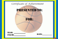 Free Basketball Certificates Templates | Activity Shelter pertaining to Basketball Mvp Certificate Template