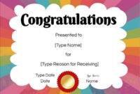 Free Congratulations Certificate Template | Customize Online with Congratulations Certificate Template