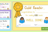 Free! - Editable Book Reading Certificates (Teacher Made) with regard to Math Certificate Template 7 Excellence Award