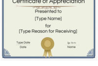 Free Printable Certificate Of Appreciation Template | Customize Online throughout Free Certificate Of Appreciation Template Word