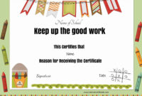 Free School Certificates &amp;amp; Awards intended for Best Writing Competition Certificate Templates