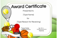 Free Tennis Certificate Customize Online Print In Tennis Certificate with regard to New Table Tennis Certificate Template
