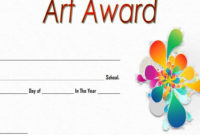 Frenzy Art Award Certificate Template - Free 10+ Best Ideas in Good Behaviour Certificate Templates